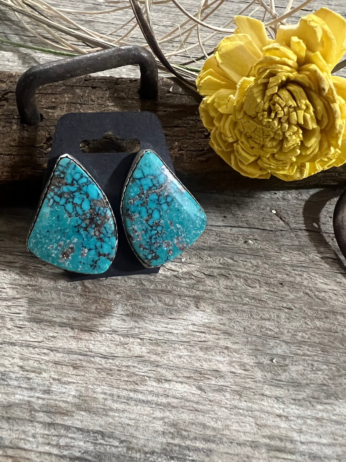 Large Turquoise Earrings