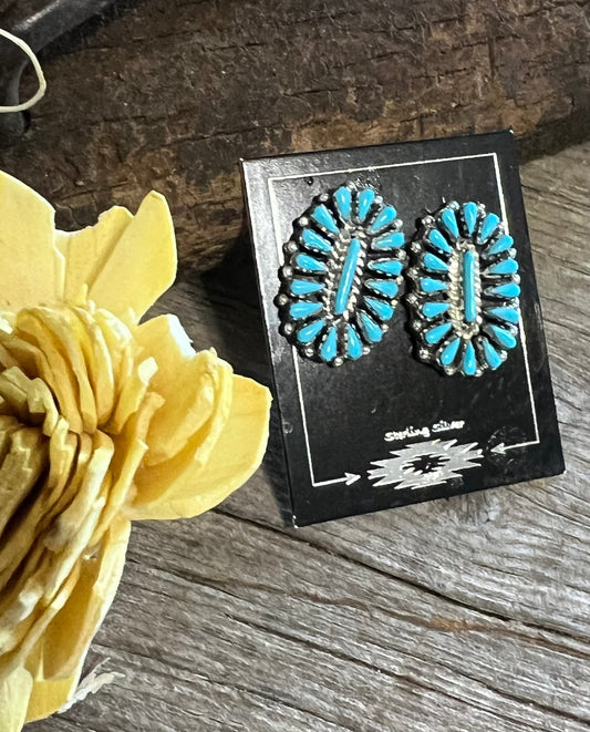 Navajo Cluster Earrings