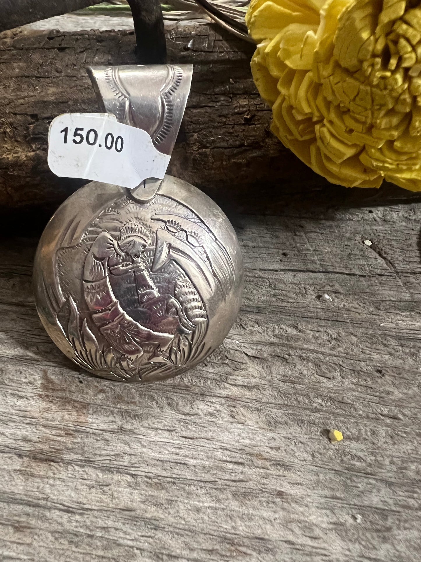 Round Reversible Pendant