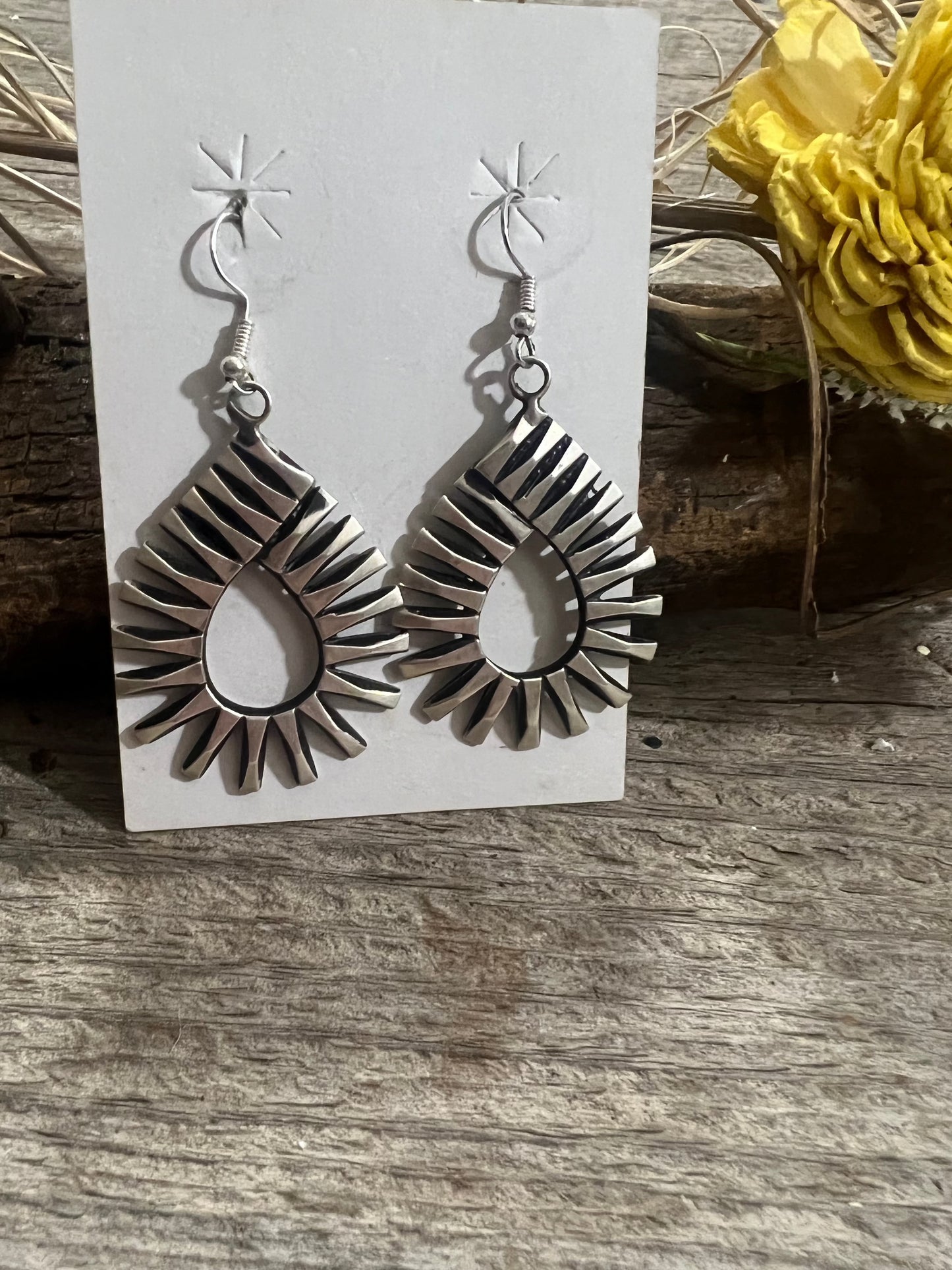 Geometric Sterling Silver Earrings #2