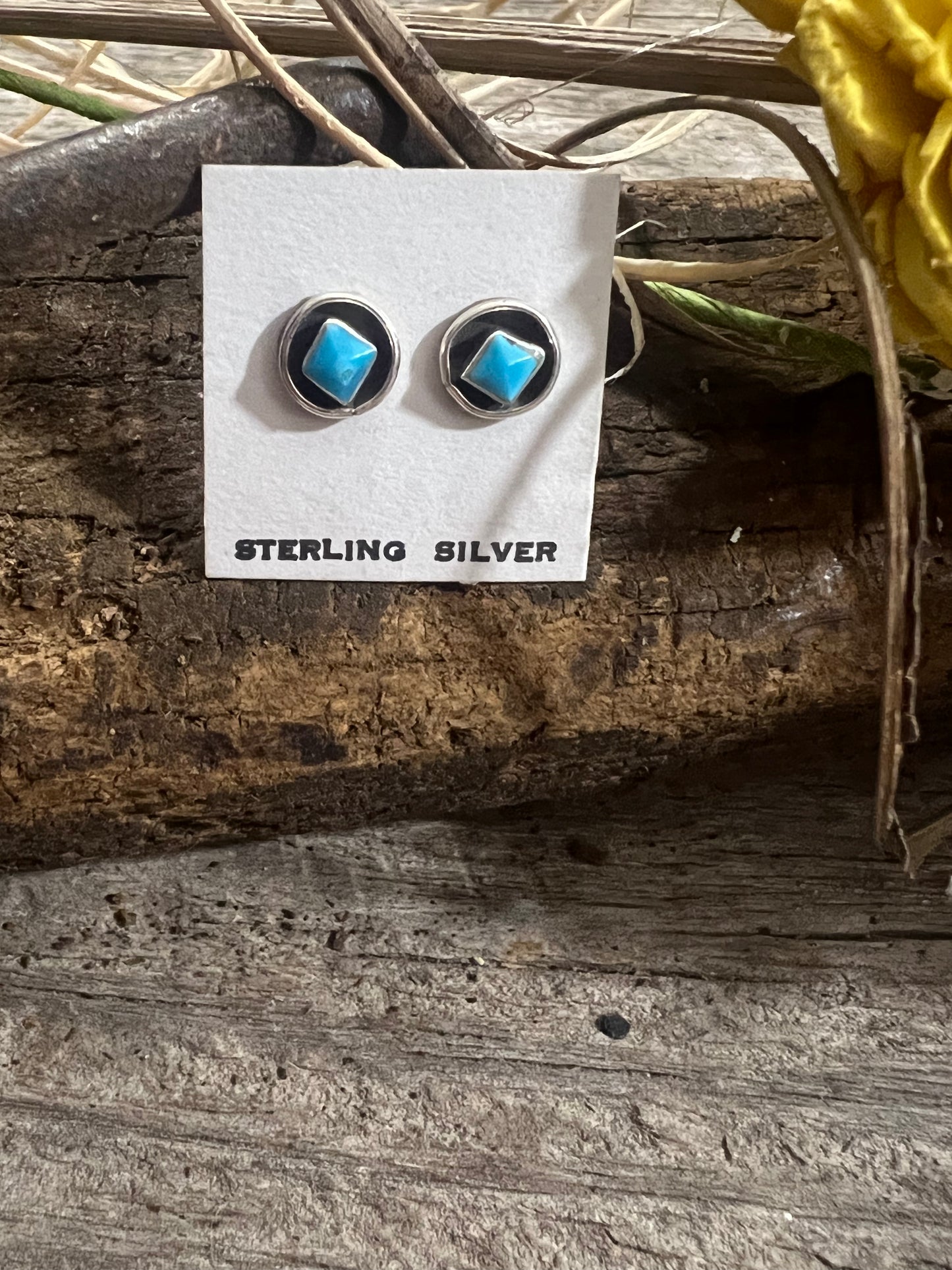 Shadow Box Stud Earrings