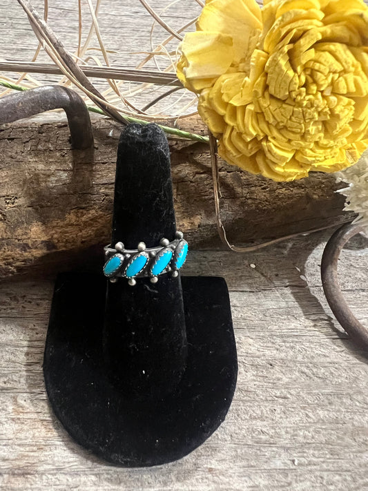 Vintage Zuni Turquoise Ring