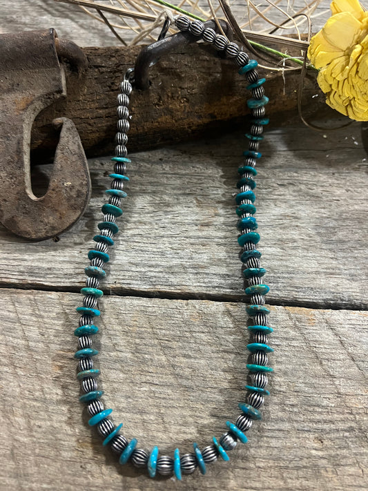 Turquoise Sterling Silver Necklace