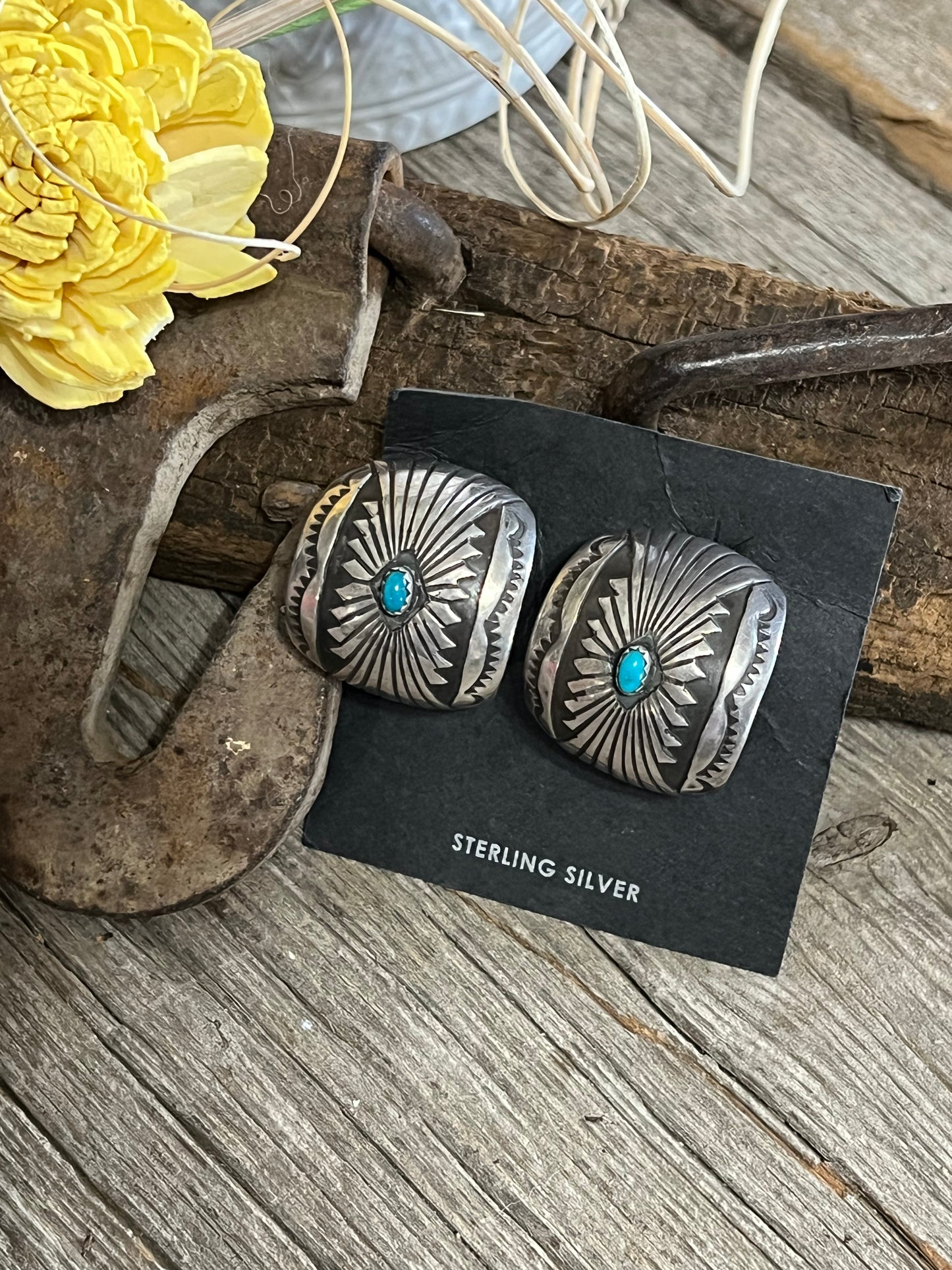 Sterling Silver Turquoise Earrings